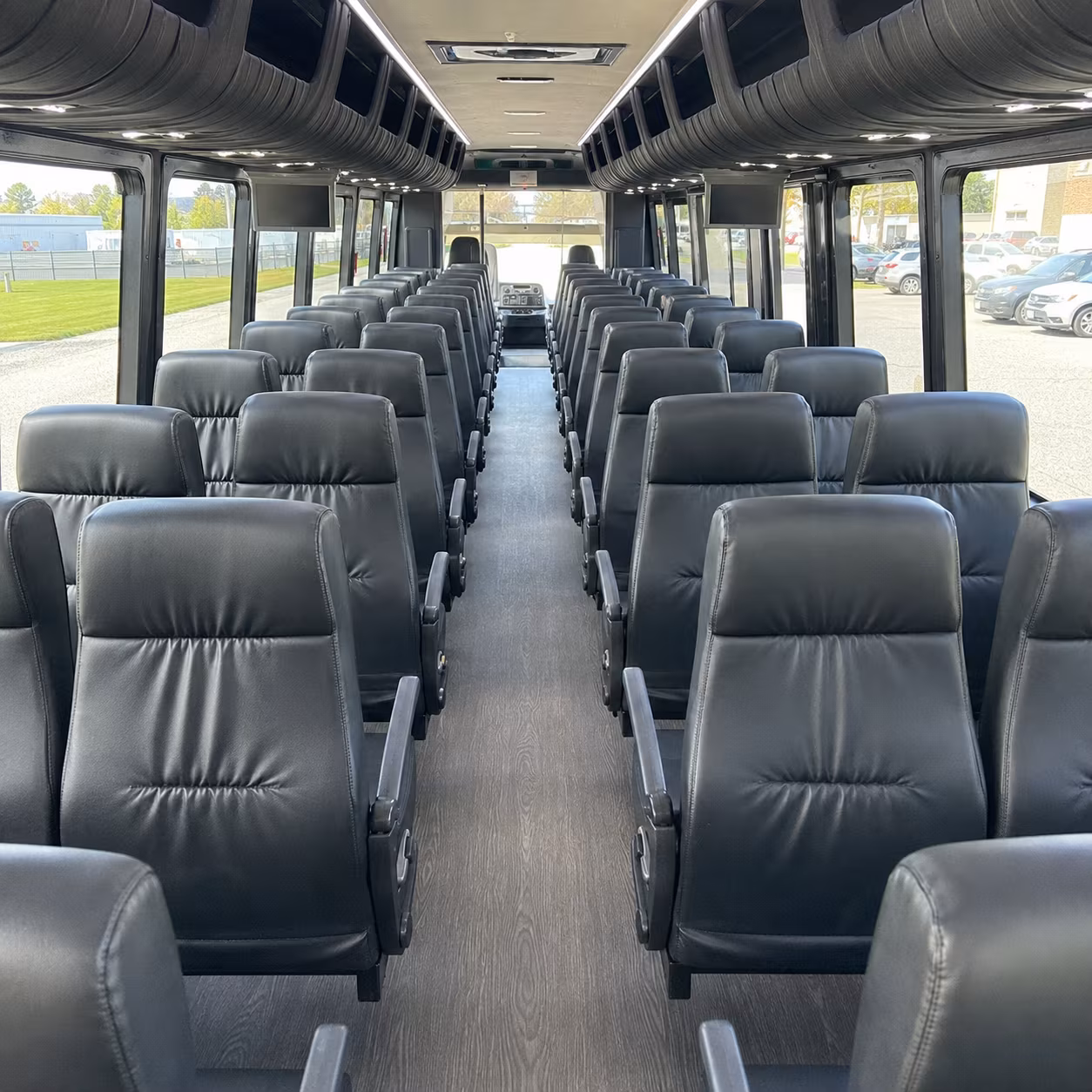 airport transfer buses for wedding guests flying into fresno