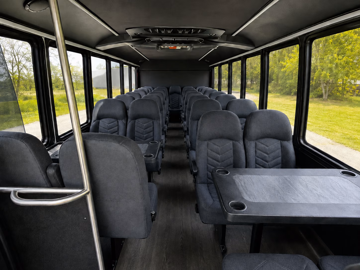 madera 18 passenger minibus interior