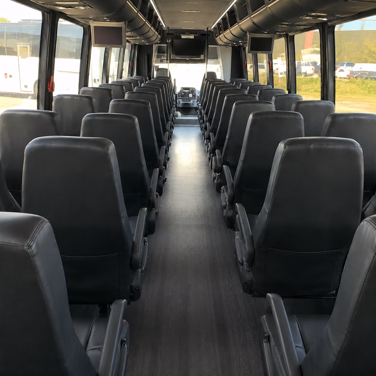 madera 30 passenger minibus inside