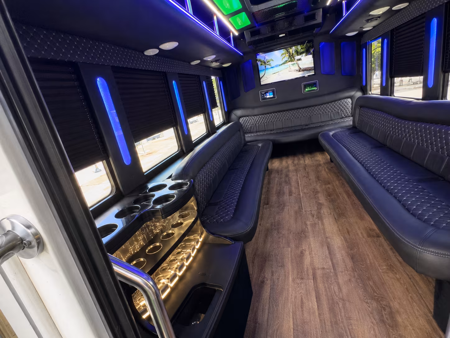 madera new years eve party bus rental