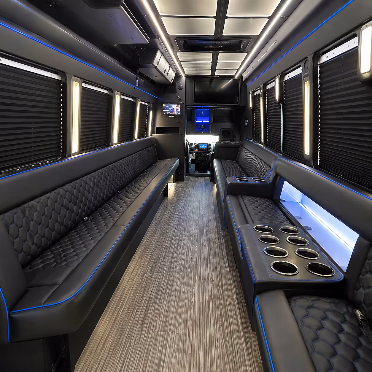 madera party bus inside