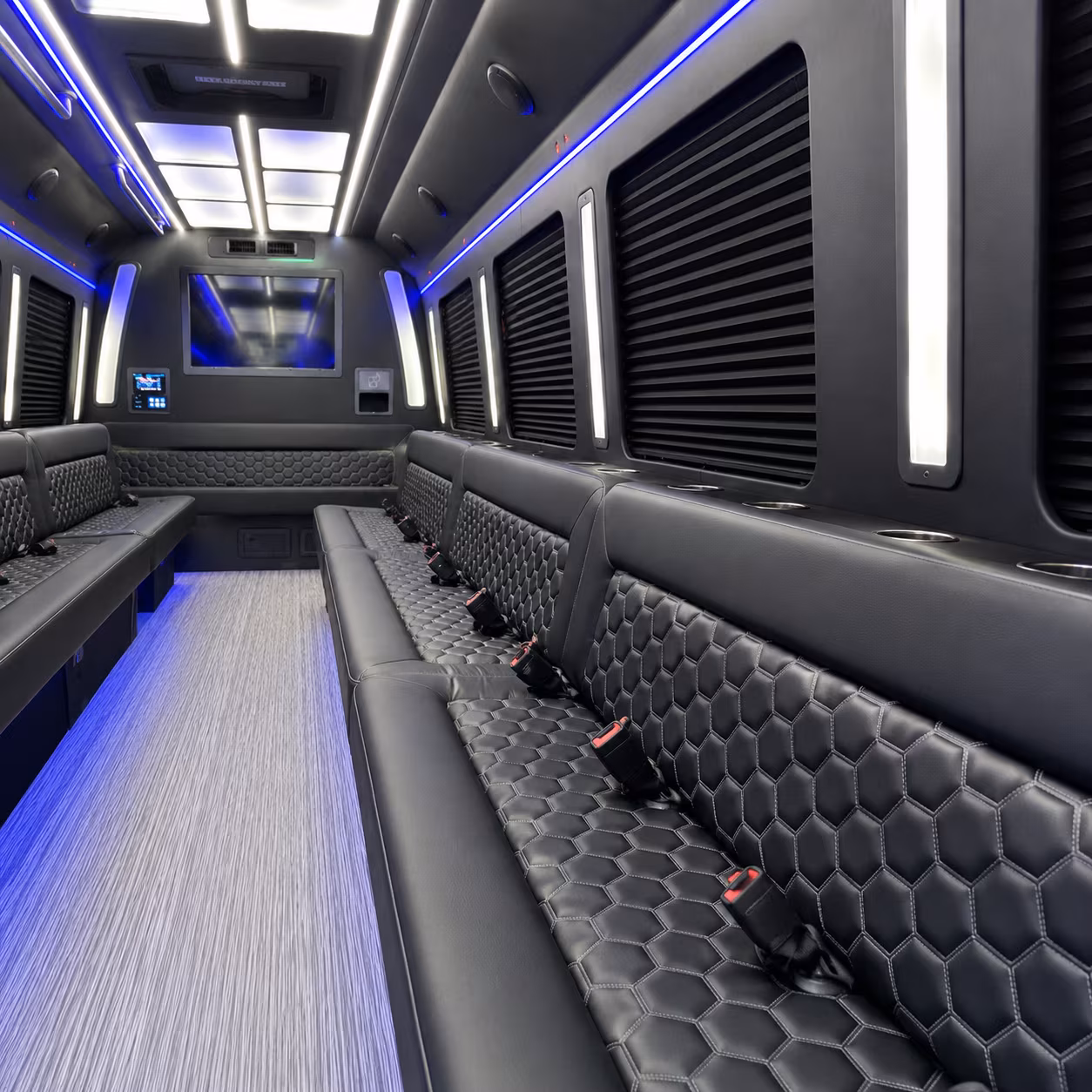 madera prom party bus rental