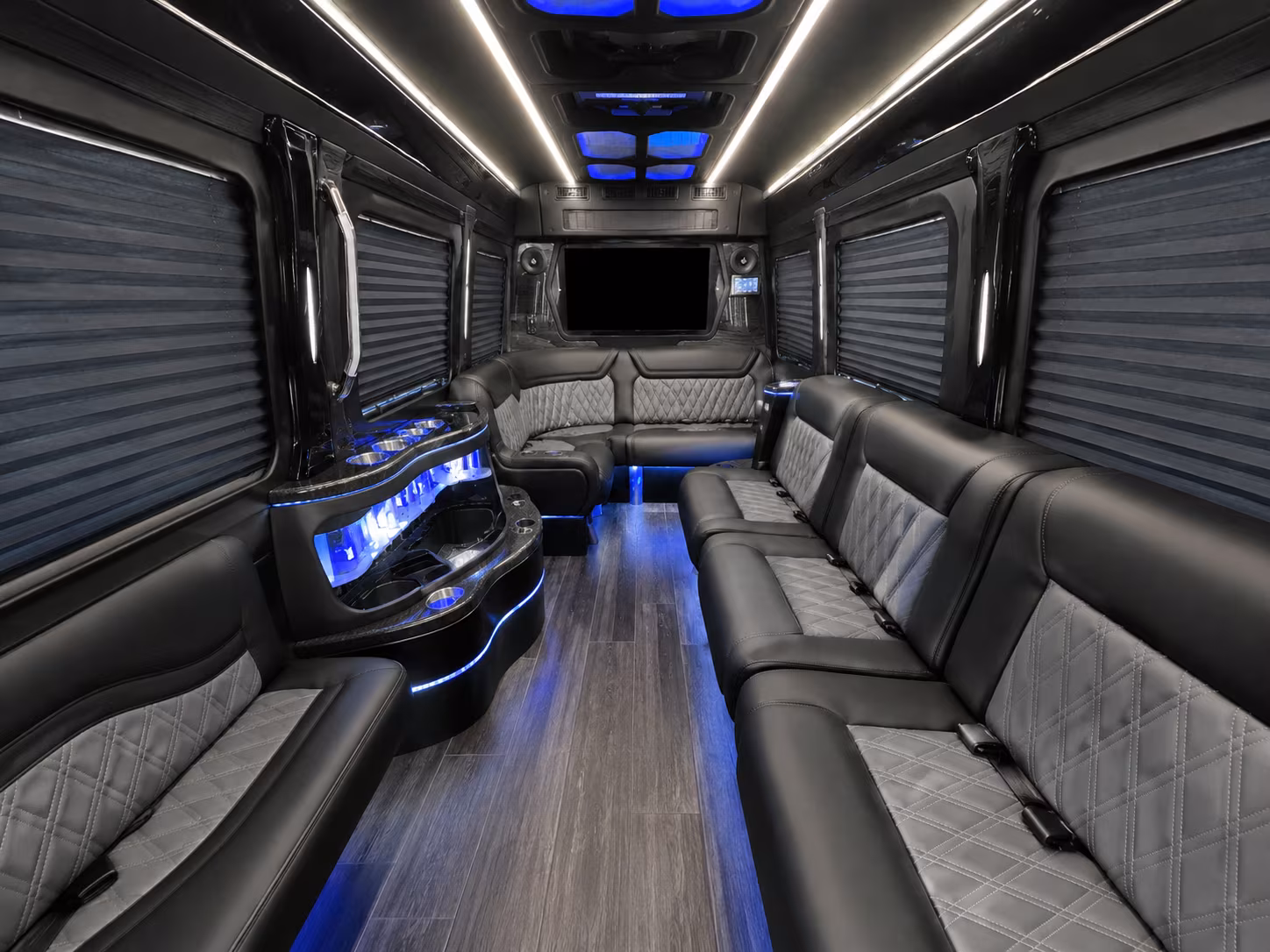 madera sprinter limousine inside