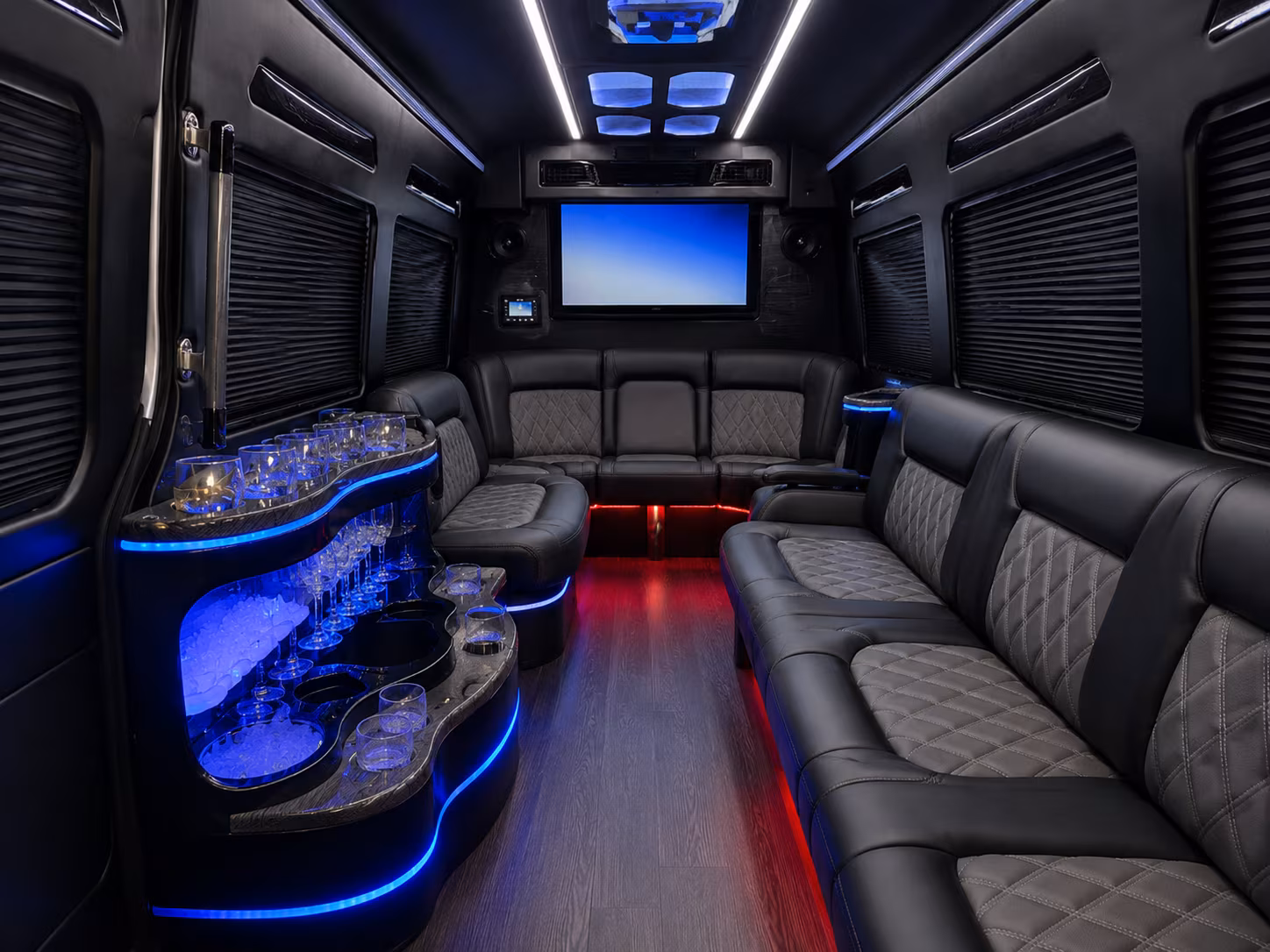 madera sprinter limousine interior