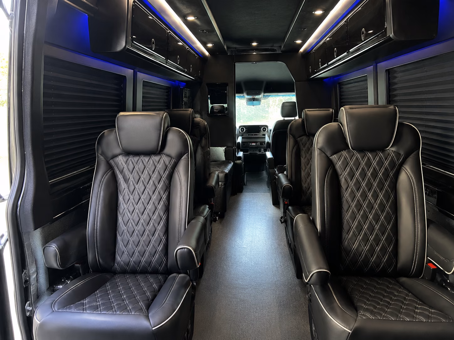 madera wedding transportation onboard seating